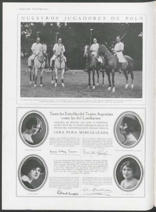 Nuestros jugadores de polo