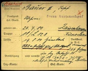 Bauer, Josef - Karl