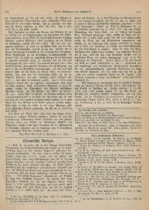 213-216 Literarische Notizen