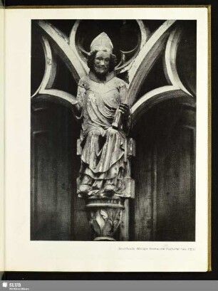 Severikirche. Heiliger Severus am Südportal (um 1375)