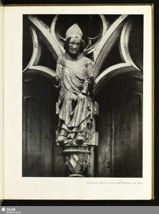 Severikirche. Heiliger Severus am Südportal (um 1375)