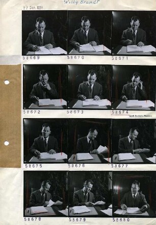 Portraitserie Willy Brandt