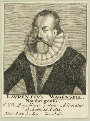 Bildnis des Lavrentivs Wagenseil