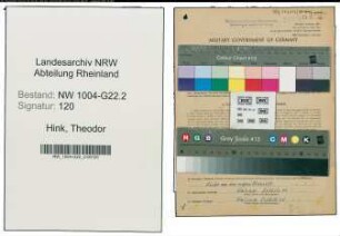 Entnazifizierung Theodor Hink , geb. 06.07.1907 (Arbeiter)