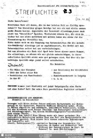 Liebe Leser/innen!