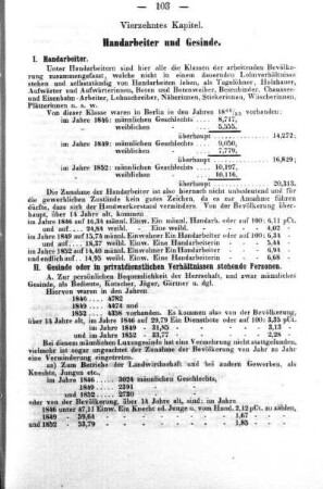 Handarbeiter und Gesinde