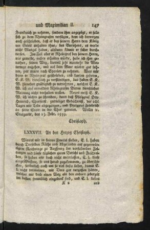 147-156, Briefe LXXXVII-LXXXIX