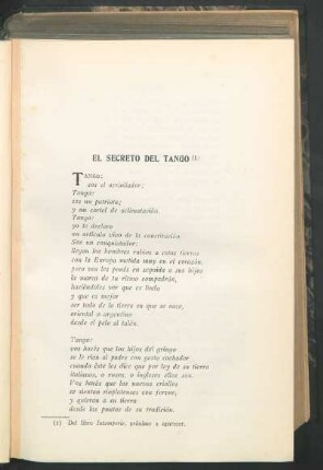 El secreto del tango