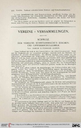 Vereine. Versammlungen