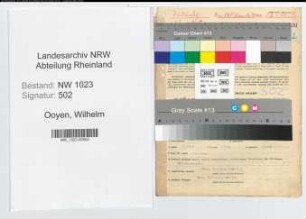 Entnazifizierung Wilhelm Ooyen , geb. 14.02.1908 (Fabrikant)