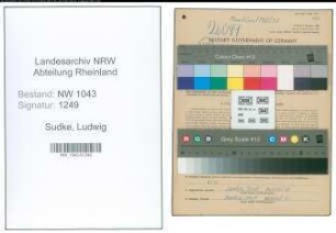 Entnazifizierung Ludwig Sudke , geb. 10.09.1913 (Dolmetscher)