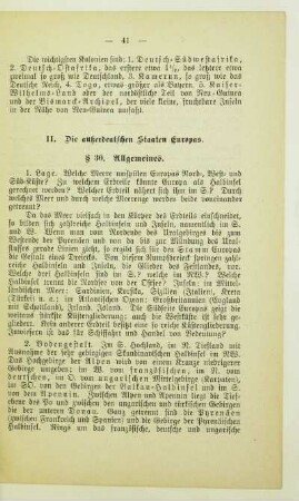 II. Die außerdeutschen Staaten Europas