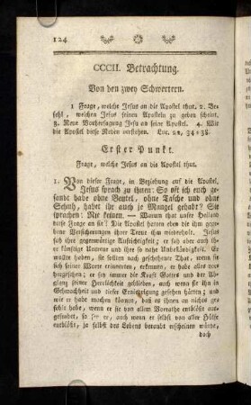 124-130, Von den zwey Schwertern.