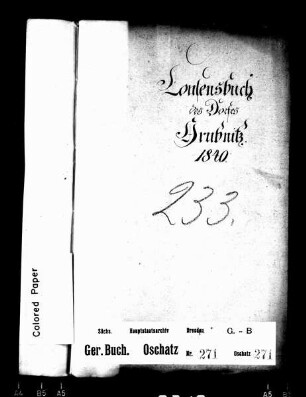 Konsensbuch von Grubnitz (bei Riesa)