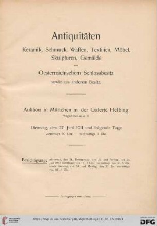 Titelblatt (Antiquitäten)