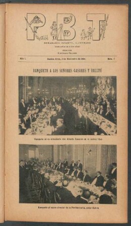 Banquetes a los señores Casares y Ballvé - [Fotografías]