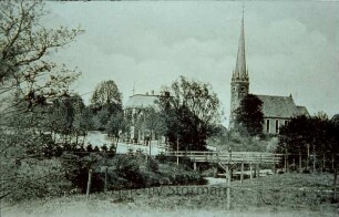 Kurpark mit Blick auf Peter-Paul-Kirche