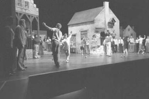 Badisches Staatstheater Karlsruhe. Kontinentale Erstaufführung des Musicals "Brigadoon" von Alan Jay Lerner und Frederick Loewe