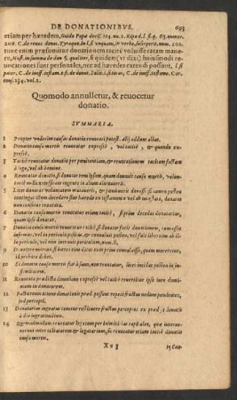 Quomodo annulletur, & revocetur donatio.