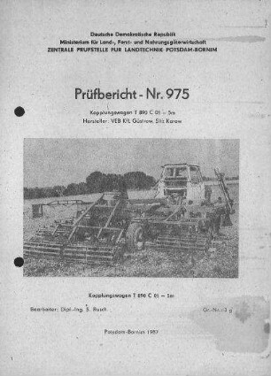 Kopplungswagen T 890 C 01