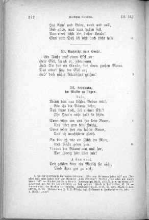 31. Nachricht vom Genie.