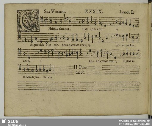 XXXIX. Christus surrexit mala nostra texit