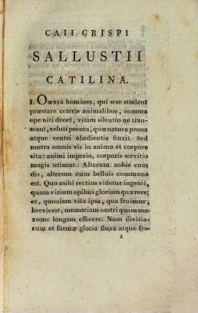 Caii Crispi Sallustii Catilina