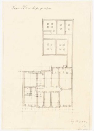Landratsamt, Kosten: Grundriss Kellergeschoss 1:100