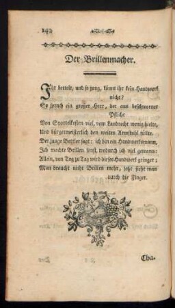 Der Brillenmacher