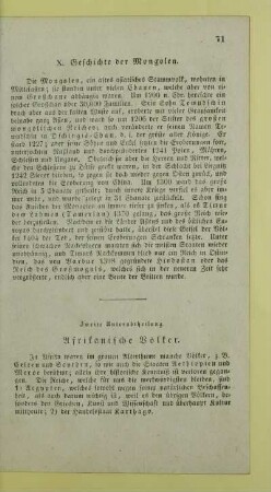 Zweite Unterabtheilung. Afrikanische Völker