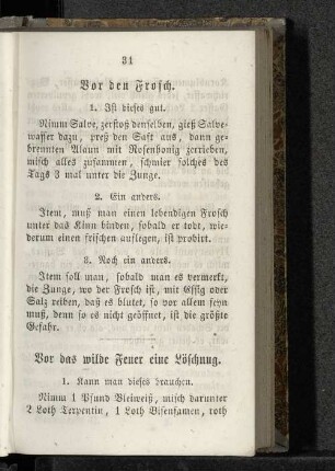 Vor das wilde Feuer eine Löschung.
