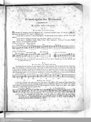 Text mit Notenbeispielen