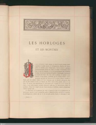 Les horloges et les montres