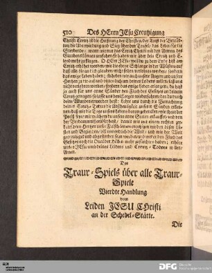 Die zwey und zwantzigste Paßions-Predigt aus Joh. c. 19 v. 19-22. Des Creutzes Jesu Uberschrifft