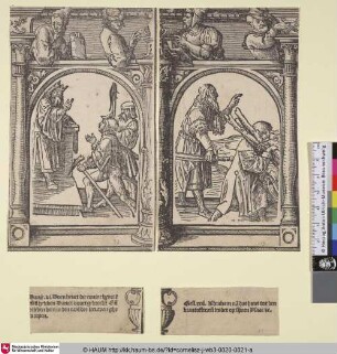 [Abraham und Isaak vor der Opferung Isaaks; Abraham and Isaac]