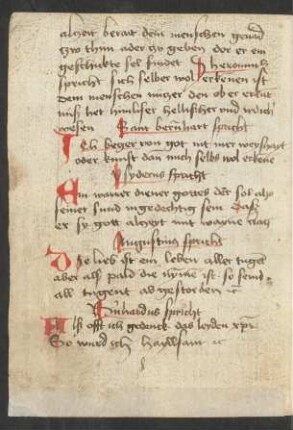 Spruchsammlung (s. oben, 3v-6r)