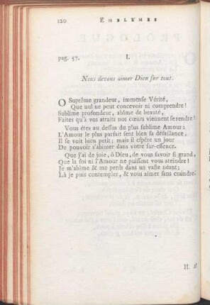 I. Nous devons aimer Dieu sur tout.