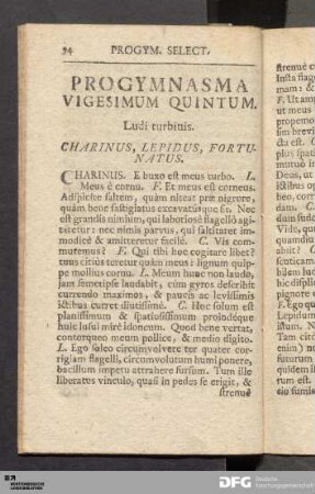 Progymnasma Vigesimum Quintum. Ludi turbinis.