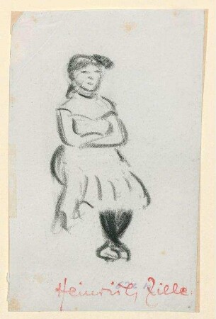 Mädchen sitzend