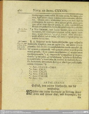 Artic. CXXXIX. Erstlich, von rechter Nothwehr, wie die entschuldige