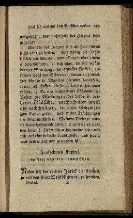 Funfzehntes Kapitel.