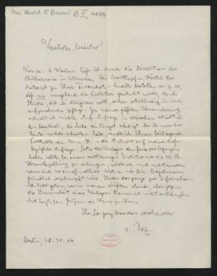 Brief an Ferruccio Busoni : 28.10.1906