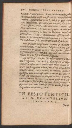 In Festo Pentecostes ...