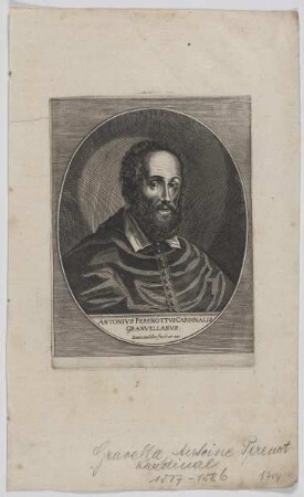 Bildnis des Antonivs Perenottvs de Granvellanvs