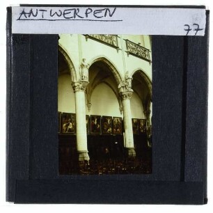 Antwerpen, St. Pauluskirche : Nordschiff, Serie der 15 Geheimnisse des Rosenkranzes