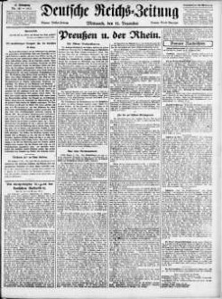 Deutsche Reichs-Zeitung. 1871-1934