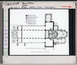 Seligenstadt: Einhardtsbasilika, Grundriss