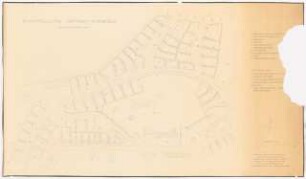 Studienarbeit: Wohnsiedlung Neviges-Burgfeld: Lageplan 1:500