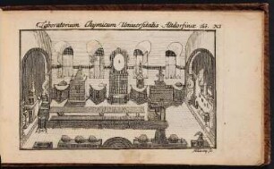 Laboratorium Chymicum Uniuersitatis Altdorfinæ. - Universität Altdorf, Laboratorium chemicum