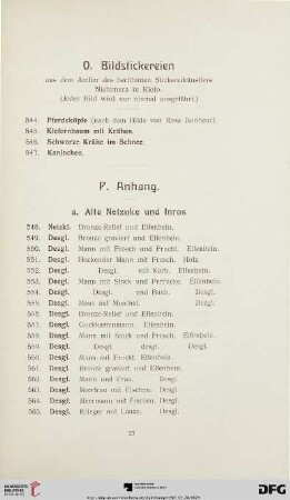 O. Bildstickereien (Nr. 544 - 547)
